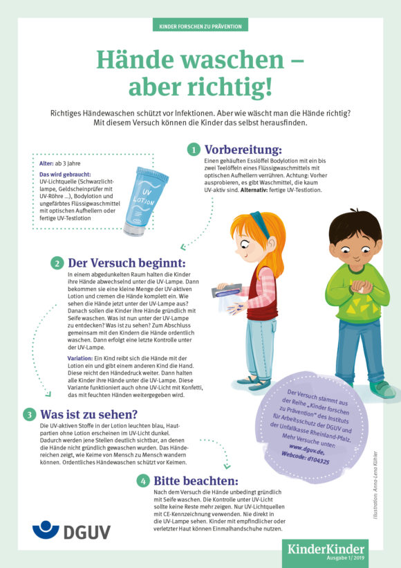 Hände Waschen Hände Waschen Muss Ein Jedes Kind Akkorde Hände waschen – aber richtig! - KinderKinder