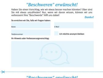 Keine Angst vor Beschwerden - KinderKinder